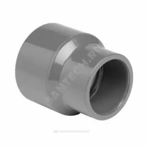 Муфта НПВХ под клеевое соед переходная Дн 32х16 Ру10 Агригазполимер 206-039