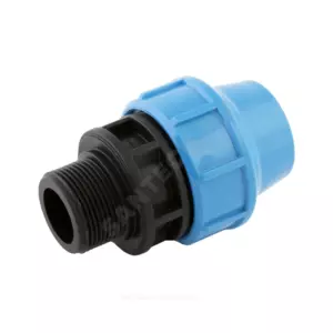Муфта компрессионная ПЭ Дн 20х1/2" НР Ру12