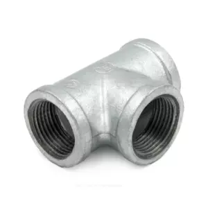 Тройник прямой чугун оц Ду 40 (1 1/2") ВР/ВР Fittex PLUS