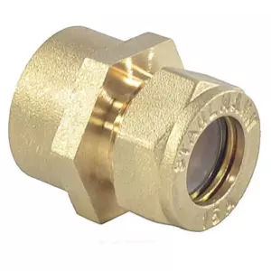 Муфта латунь 40Aх1 1/2" обжим/ВР STAHLMANN SSFL4011/2BEF
