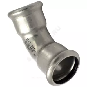 Отвод сталь нерж AISI 316L 45гр Дн 22 Ру16 пресс Inoxpres RM 181022450C