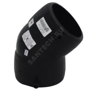 Отвод электросварной ПЭ100 Дн 63х45гр Ру16 SDR11 Type A TEGA 1819182