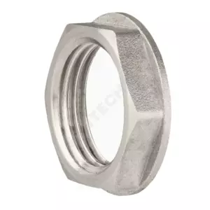 Контргайка латунь никель Ду 15 (1/2") ВР LD LD.67.508.15