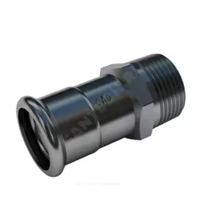 Переход сталь нерж AISI 304 Дн 22х1/2" Ру16 пресс/НР >A< Press Inox IBP PS24243G0220400