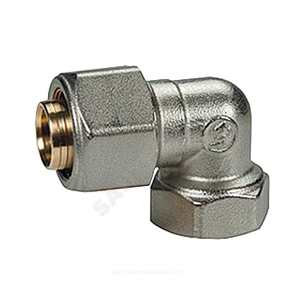 Угольник МП латунь обжим Дн 26х3/4"х90гр ВР R563AM Giacomini R563MX062