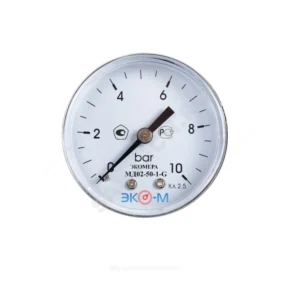 Манометр МД02 осевой Дк63мм 0-16 бар кл.2,5 G1/4" ЭКОМЕРА