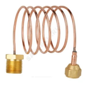 Трубка капиллярная медь G1/4"х1/2" L=1,0м ВР/НР ЭКОМЕРА КТ-1/4F-1/2G-1
