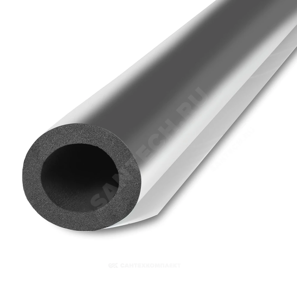 Трубка вспененный каучук SOLAR HT 18/32 L=1м Тмакс=150°C черный с покрытием AL CLAD K-flex 32018214324CL