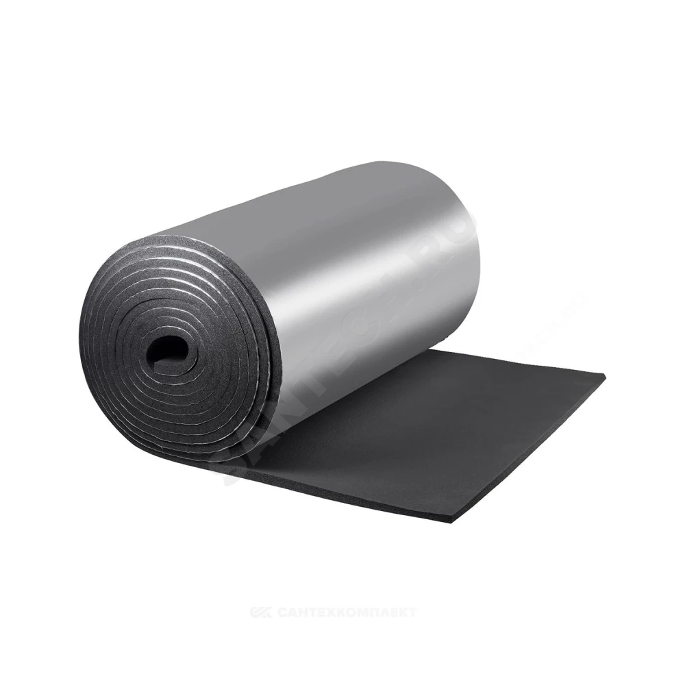 Рулон вспененный каучук ST 32/1,0-6 Тмакс=110°C черный с покрытием IC CLAD SR K-flex 80032210103CS