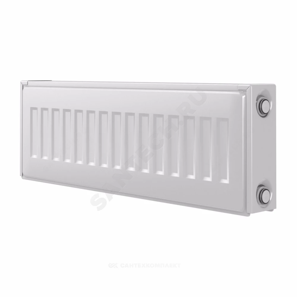Радиатор стальной панельный Compact C тип 22 300х1200 Qну=1677 Вт бок/п RAL 9016 (белый) Heaton