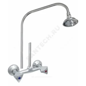 Смеситель для душа двуручный со стационарной трубкой ЭКО ЦС-СМ 293/1 К Мет_Люсия Центр Сантехники (Подольск) ЭМ903006