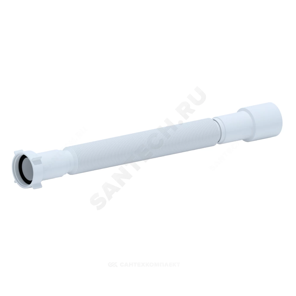 Гофра с гайкой 1 1/2"x40/50 L=541-1371мм АНИ Пласт К116