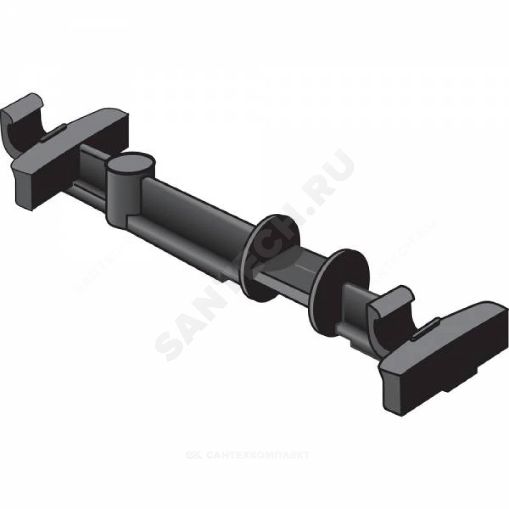Держатель двойной для трубы Дн10,1 Rehau 12288901001