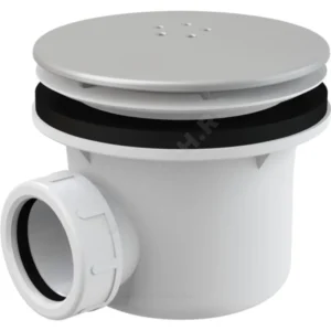 Сифон для поддона 1 1/2"x90/40 h=84мм слив крышка D=115мм Alca Plast A49K Mat