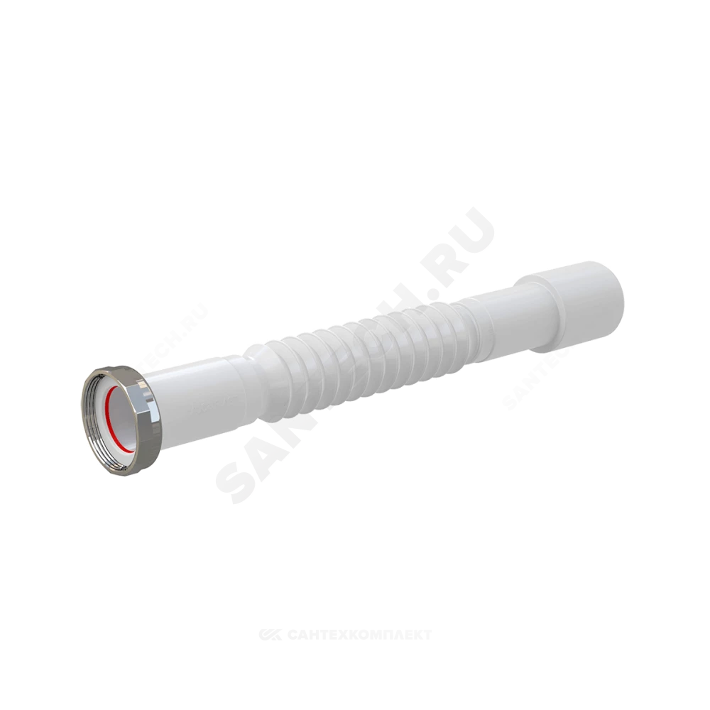 Гофра с гайкой металл 1 1/4"x32/40 L=380-830мм Alca Plast A760