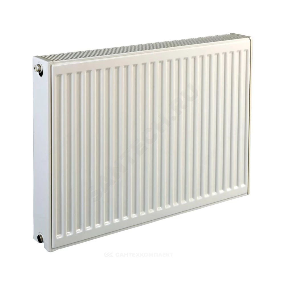Радиатор стальной панельный Ventil Compact VC тип 22 300х1200 Qну=1733 Вт ниж/п в комплекте кронштейн. встроенный вентиль RAL 9016 (белый) Heaton Plus