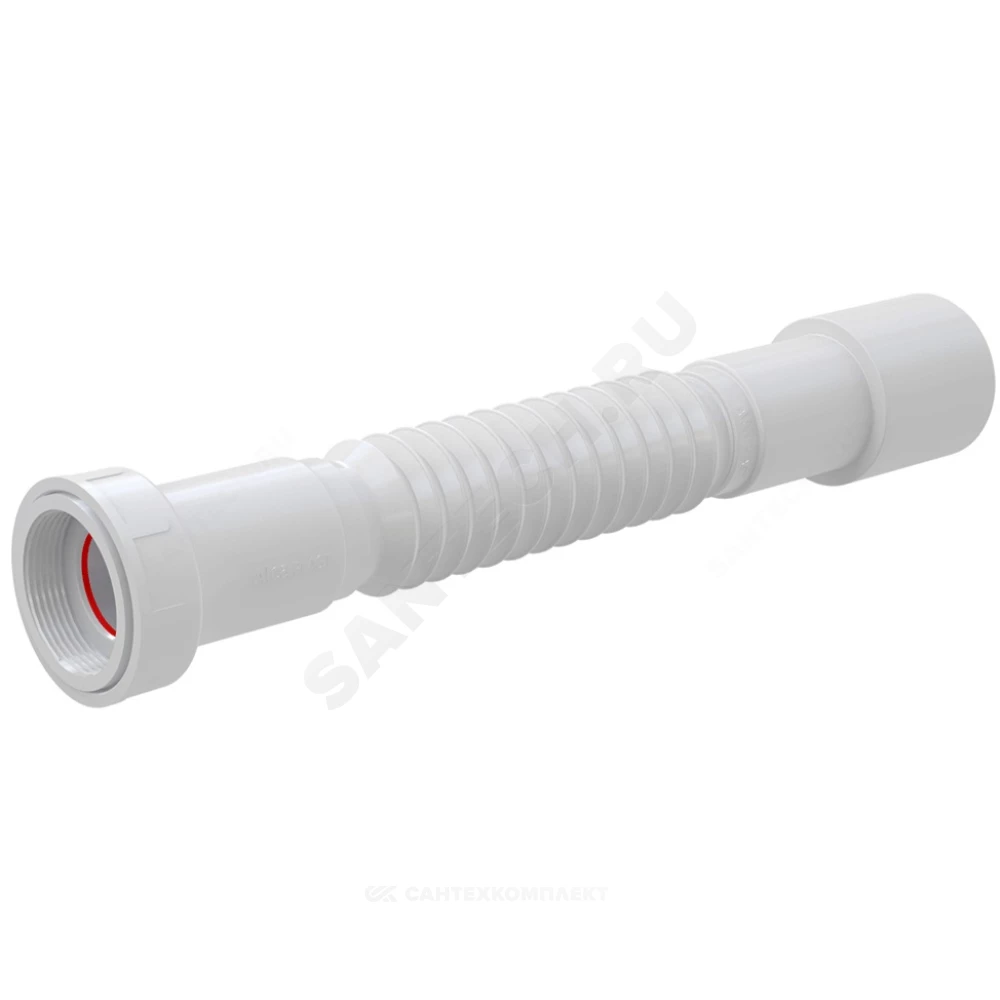 Гофра с гайкой 1 1/4"x40/50 L=390-840мм Alca Plast A793