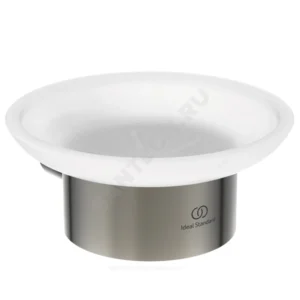 Мыльница с держателем CONCA серебряный шторм Ideal Standard T4509GN