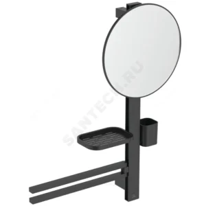 Штанга с аксессуарами 700 мм ALu+ черный матовый Ideal Standard BD588XG