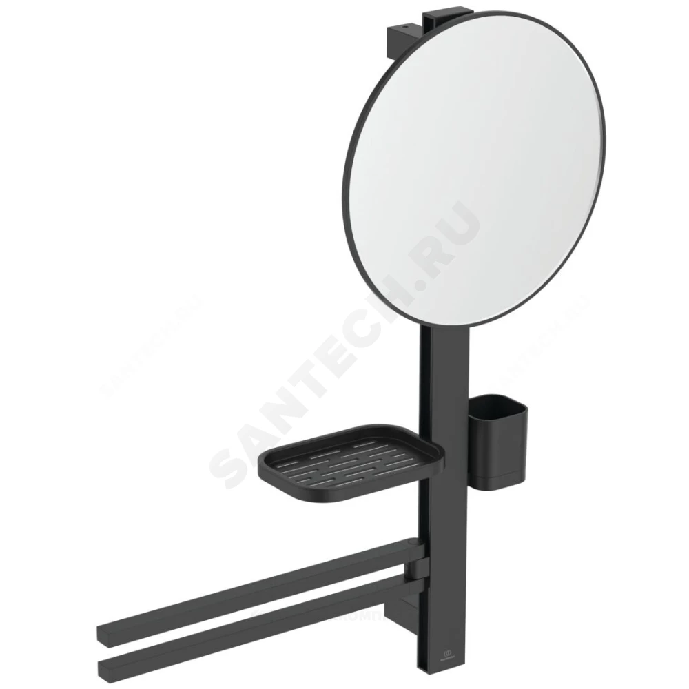 Штанга с аксессуарами 700 мм ALu+ черный матовый Ideal Standard BD588XG