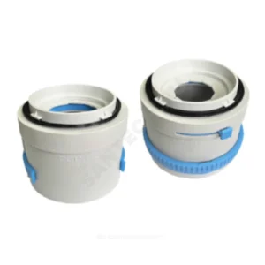 Фланец соединительный D90 с ирисовым дросселем HeatWay FLD90-G