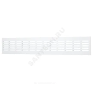 Решетка вентиляционная алюминий 480х80 белая Эра DP AL
