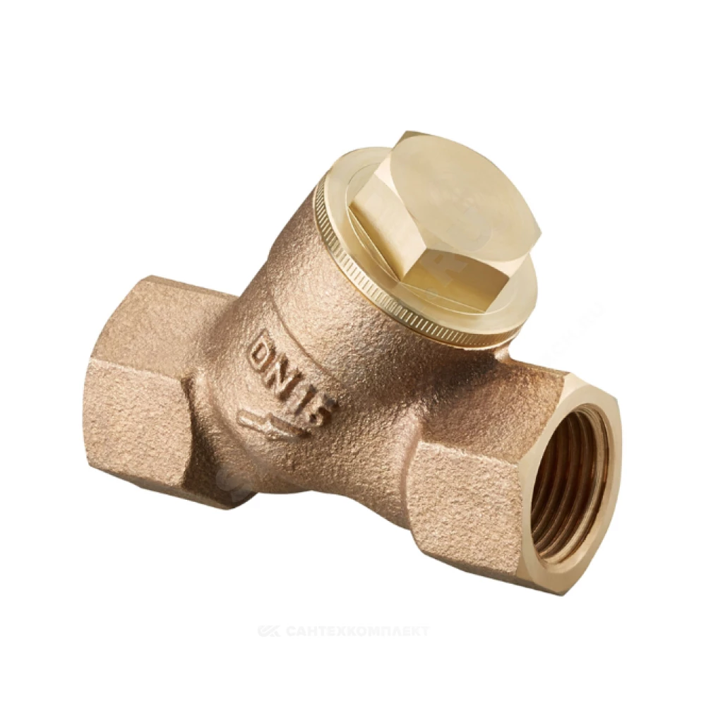 Фильтр сетчатый Y-образный бронза Ду 15 Ру25 Тмакс=150 oC Rp1/2" ВР Oventrop 1120004