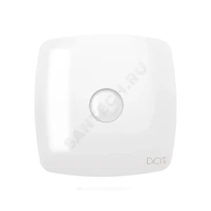 Вентилятор накладной D100 с обратным клапаном белый DICITI RIO 4C