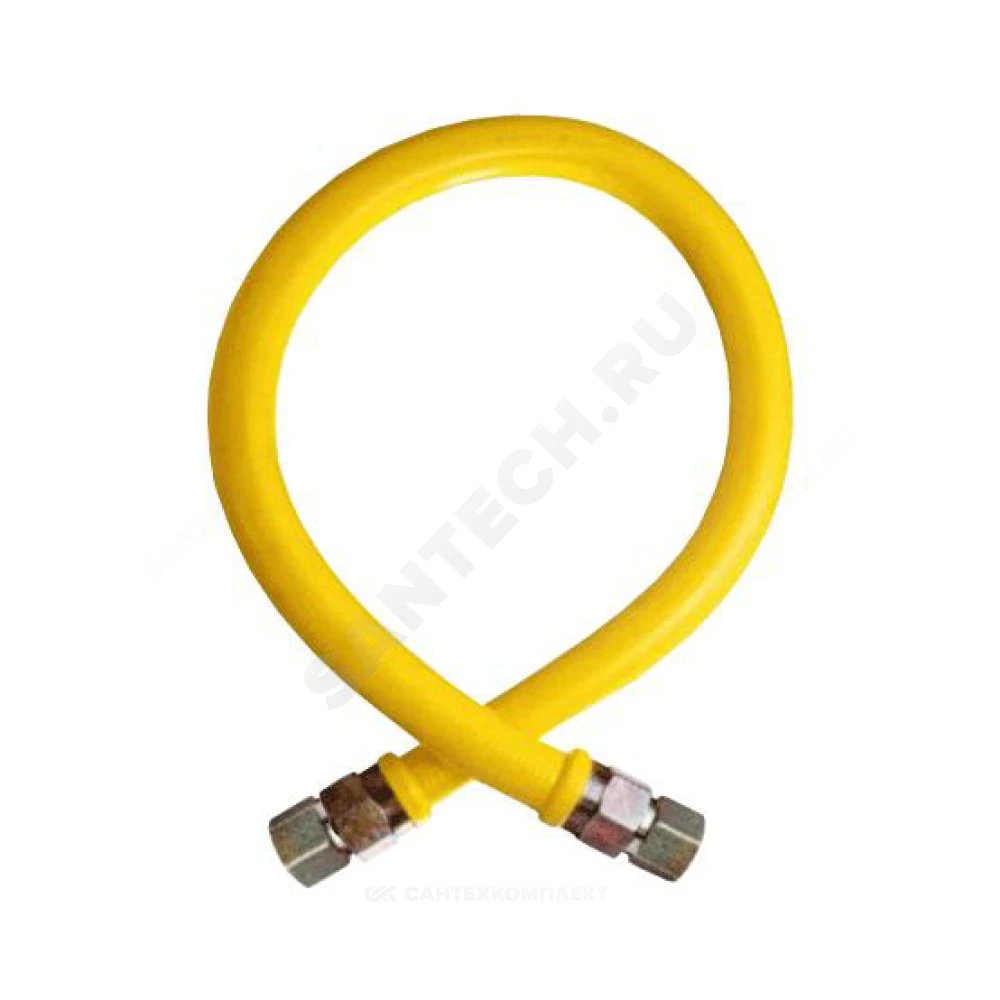 Подводка гибкая для газа ПВХ армированная 1/2" г-ш L=0.6м Tuboflex